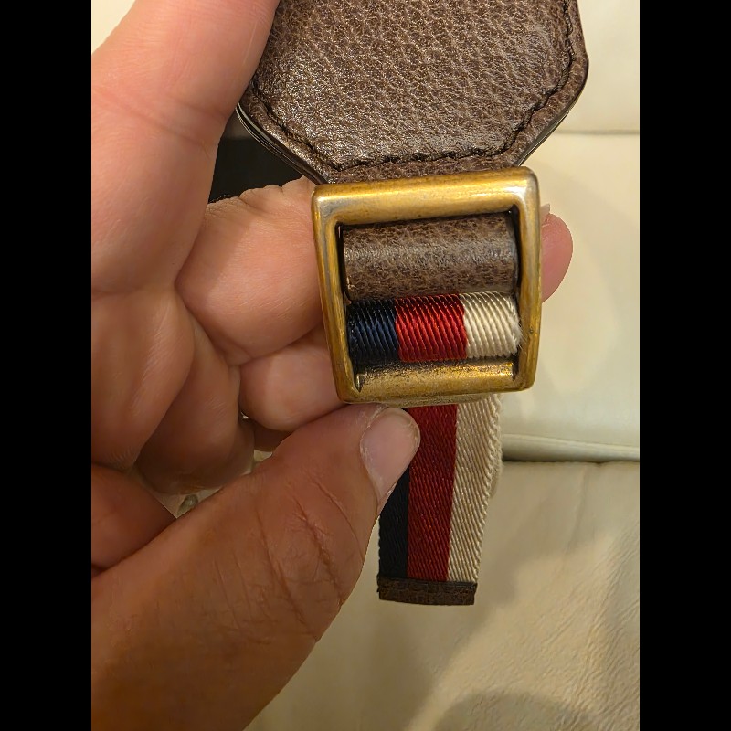 Guuci 貓咪後背包GUCCI 古馳 GG Supreme Mystic Cat 三
色織帶帆布後背包-40