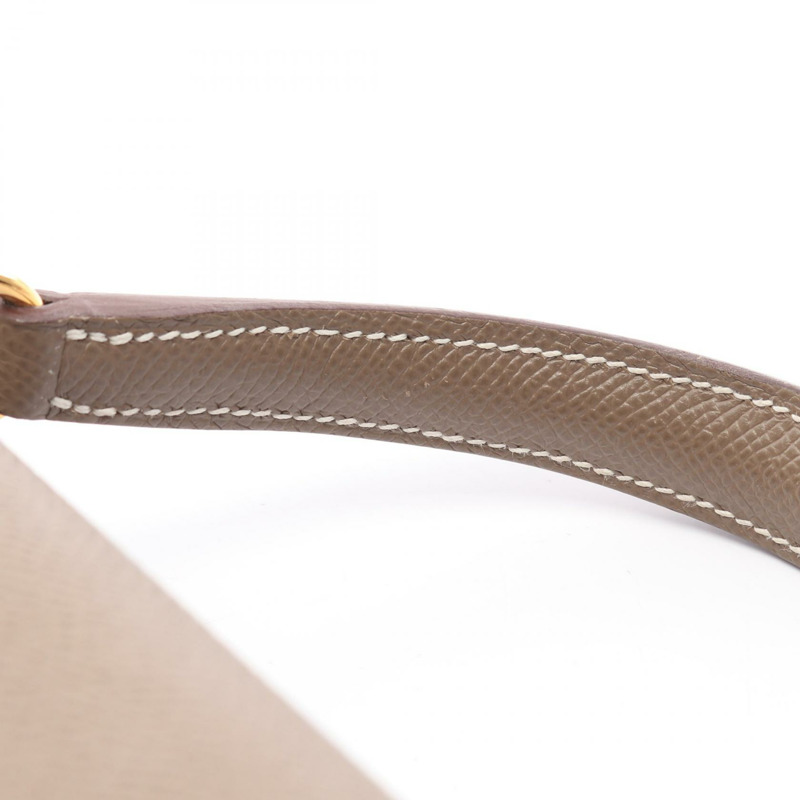 大象灰色 Epsom牛革 Kelly 25 凱莉包 两用包 B刻 金扣【HERMES 愛馬仕】 038416CC-9