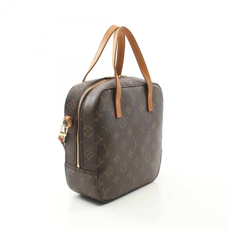 棕色 原花 帆布 Spontini 兩用包【LOUIS VUITTON LV 路易威登】 M47500-1