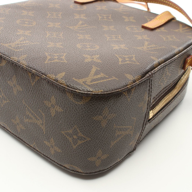 棕色 原花 帆布 Spontini 兩用包【LOUIS VUITTON LV 路易威登】 M47500-9