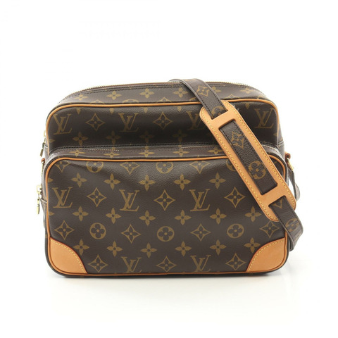 棕色 原花 帆布 Nil 肩背包【LOUIS VUITTON LV 路易威登】 M45244