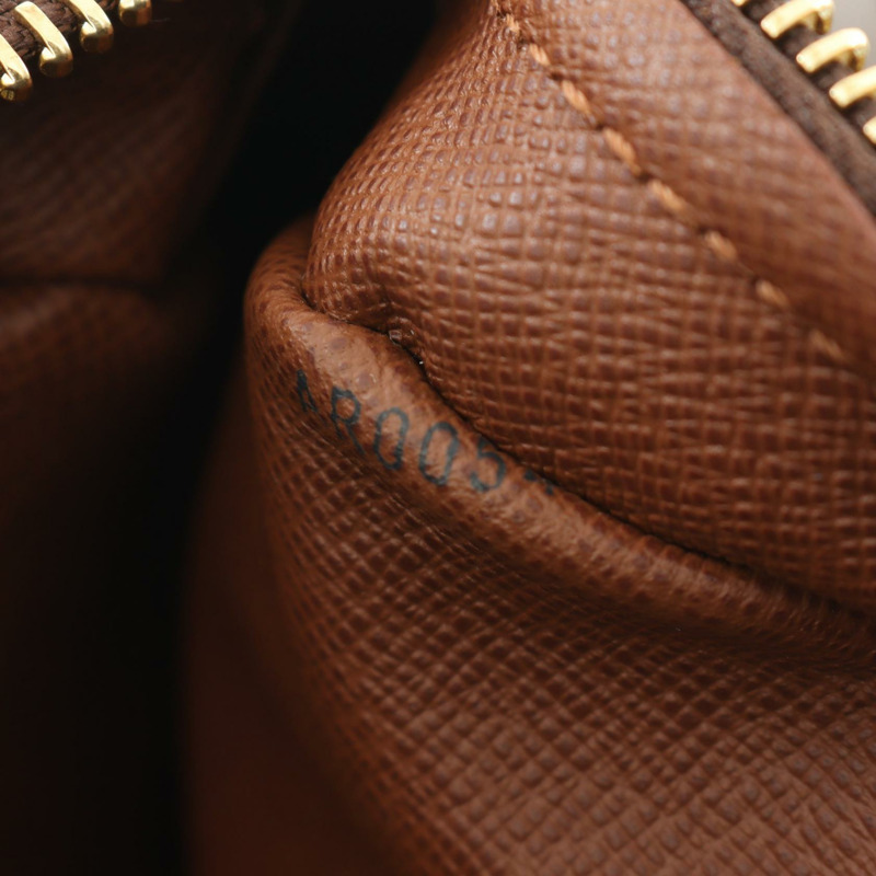 棕色 原花 帆布 Nil 肩背包【LOUIS VUITTON LV 路易威登】 M45244-4