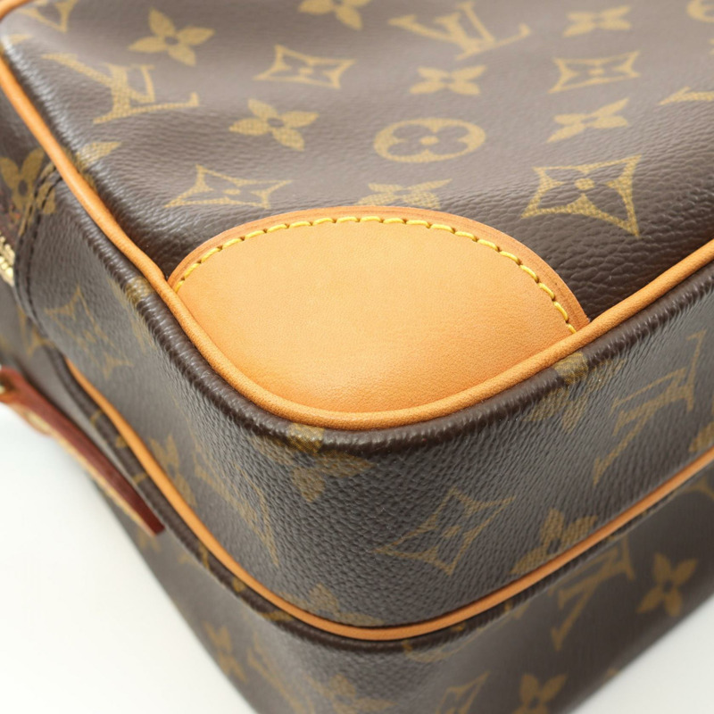 棕色 原花 帆布 Nil 肩背包【LOUIS VUITTON LV 路易威登】 M45244-5