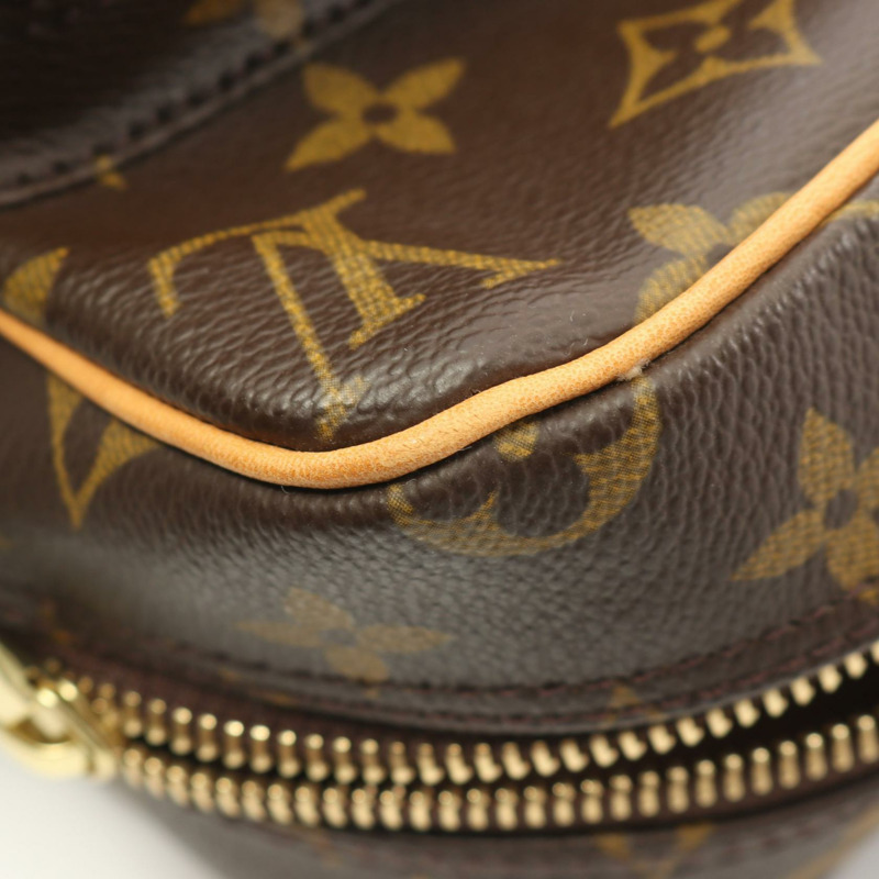 棕色 原花 帆布 Nil 肩背包【LOUIS VUITTON LV 路易威登】 M45244-8