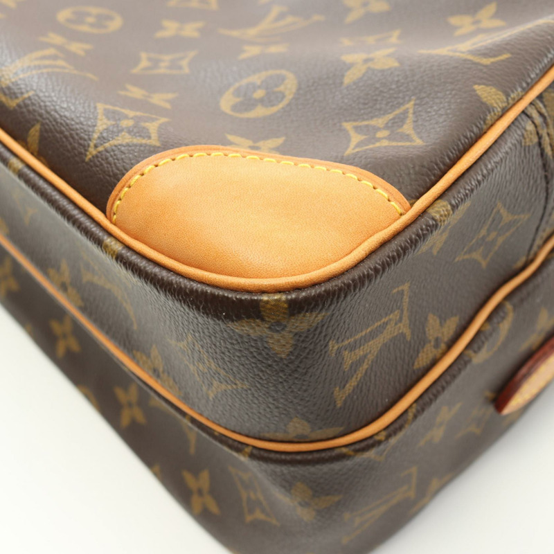 棕色 原花 帆布 Nil 肩背包【LOUIS VUITTON LV 路易威登】 M45244-9