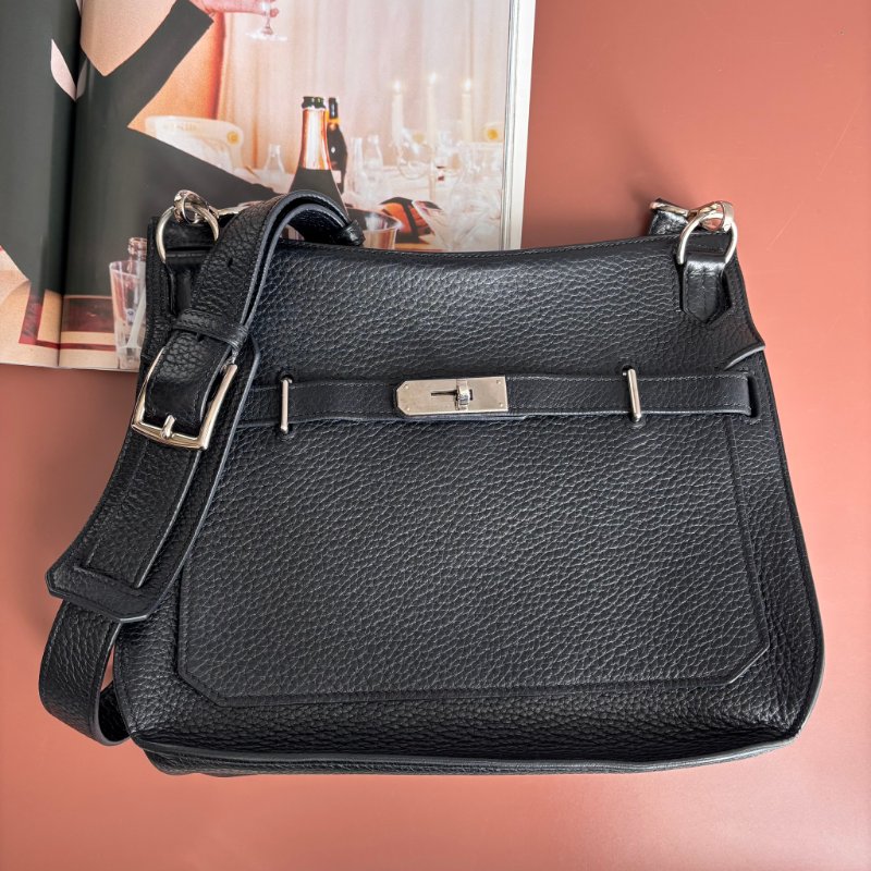 ::HERMES:: 黑銀吉普賽 Jypsiere 28 斜背包 男包 中性包-0