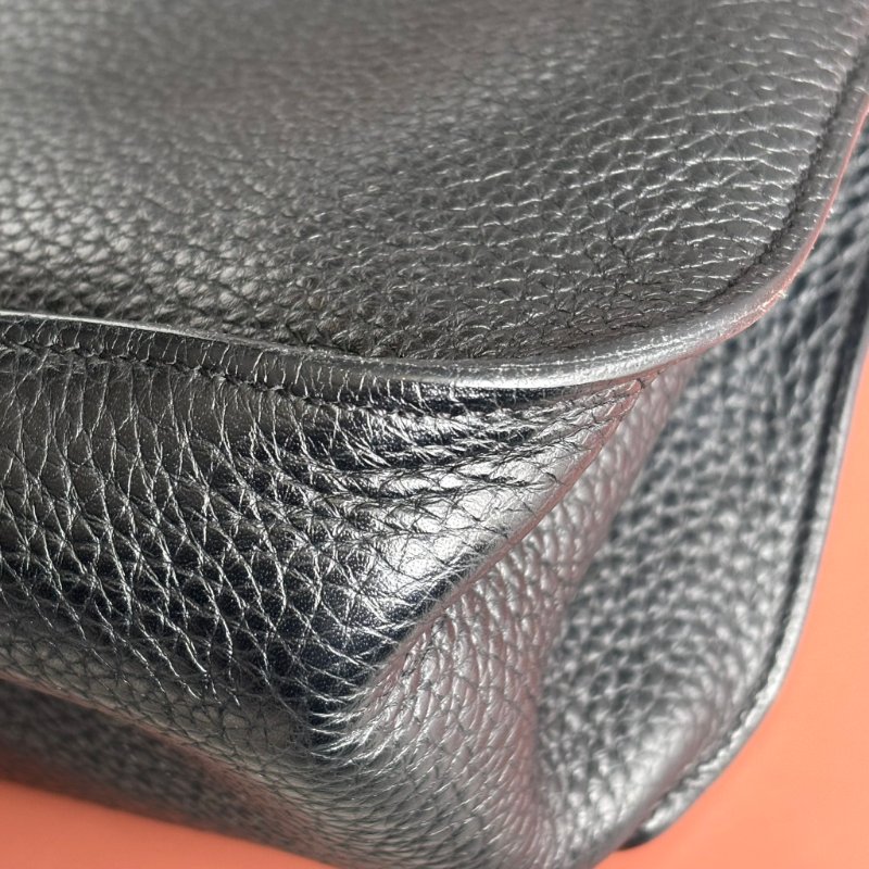 ::HERMES:: 黑銀吉普賽 Jypsiere 28 斜背包 男包 中性包-11