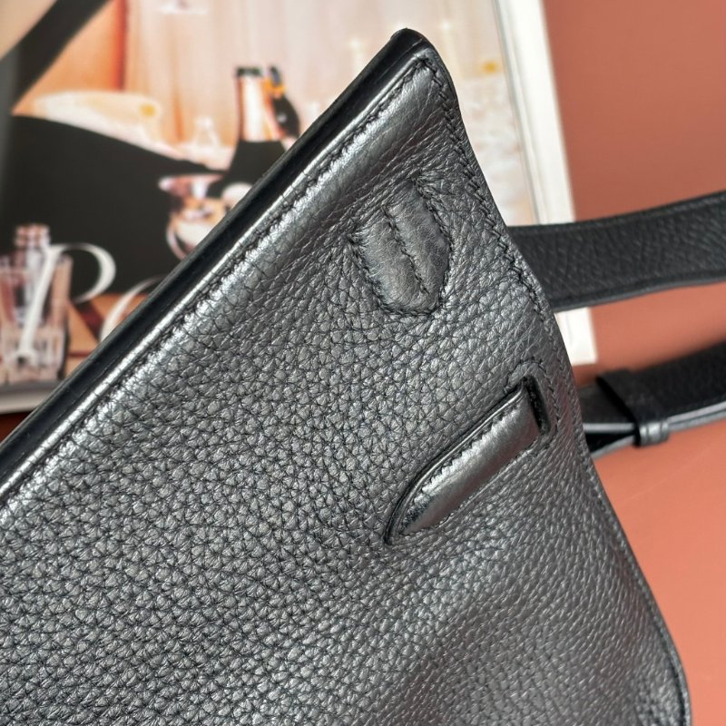 ::HERMES:: 黑銀吉普賽 Jypsiere 28 斜背包 男包 中性包-19