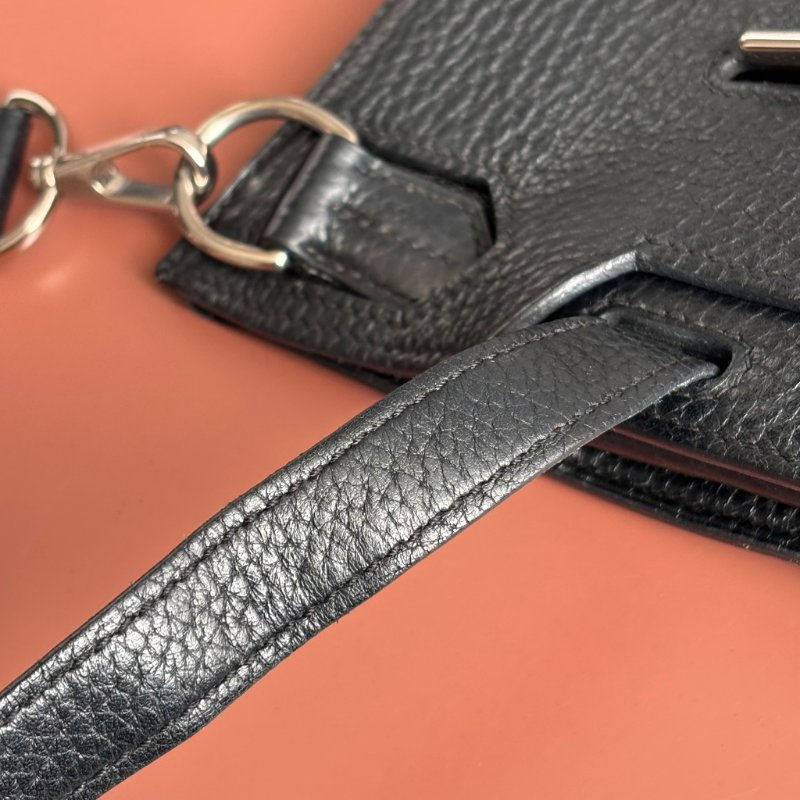 ::HERMES:: 黑銀吉普賽 Jypsiere 28 斜背包 男包 中性包-23