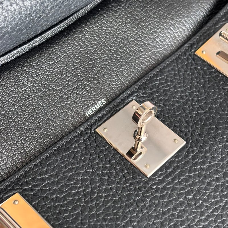 ::HERMES:: 黑銀吉普賽 Jypsiere 28 斜背包 男包 中性包-28