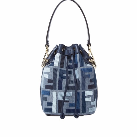 Fendi 女士 標誌性Mon Tresor水桶包均碼碼MINI、14cm*12cm*18cm