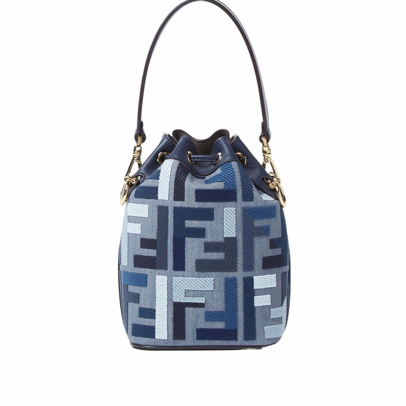 Fendi 女士 標誌性Mon Tresor水桶包均碼碼MINI、14cm*12cm*18cm-1