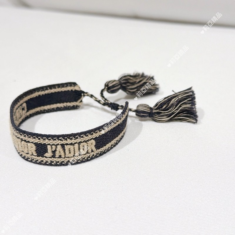莉亞精品♡Dior 編織手環 九新美品-1
