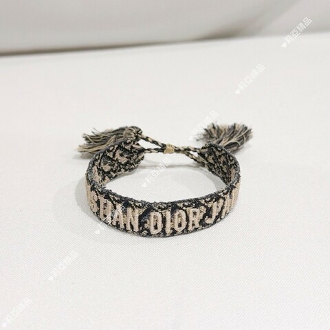 莉亞精品♡Dior 編織手環 九新美品