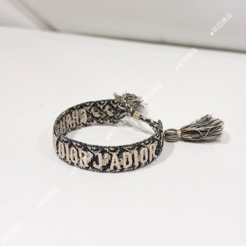莉亞精品♡Dior 編織手環 九新美品-1