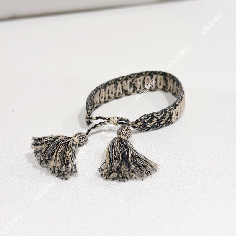 莉亞精品♡Dior 編織手環 九新美品-3