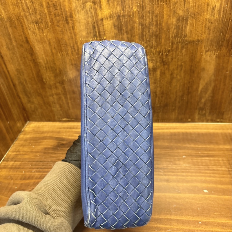 Bottega Veneta 編織手拿包 藍色-2