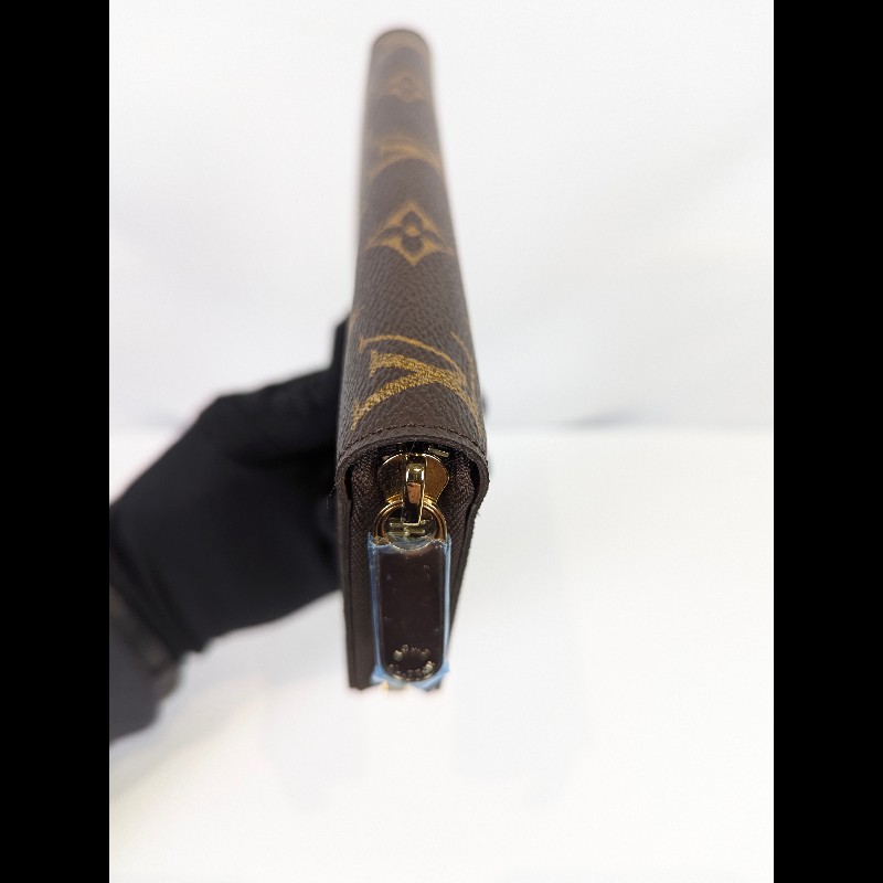 莉亞精品♡LV 經典老花拉鏈長夾 近新閒置-5