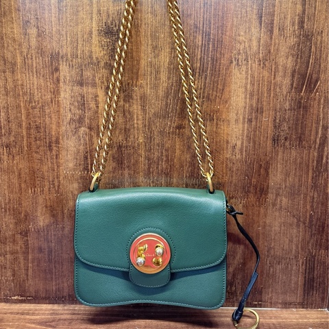Chloe C Bag 綠色鏈條包