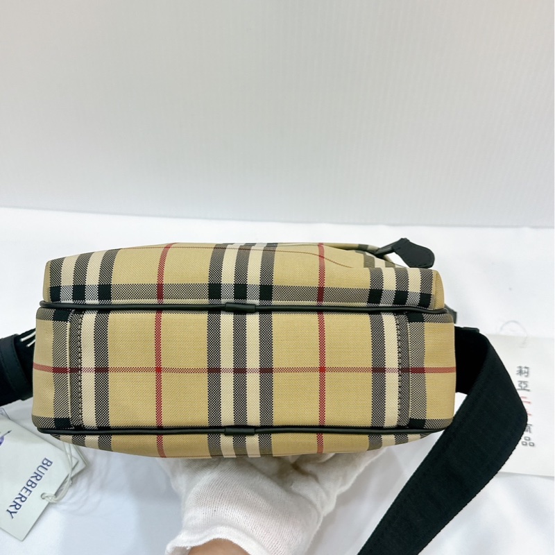 莉亞精品♡ Burberry 格紋相機包 二手-10