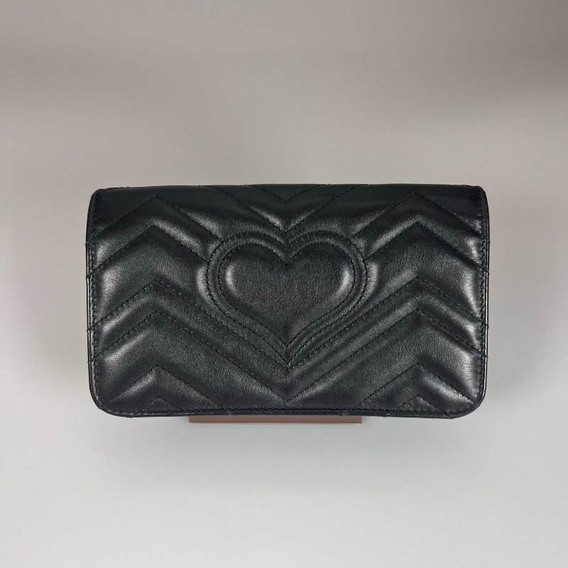 GUCCI 488426 黑MARMONT掀蓋WOC-1