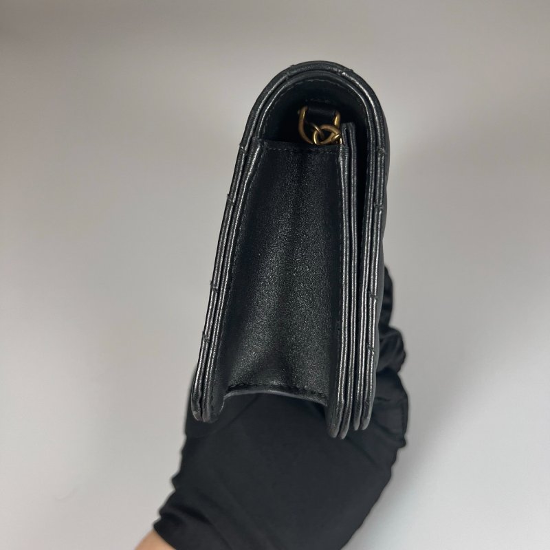 GUCCI 488426 黑MARMONT掀蓋WOC-2