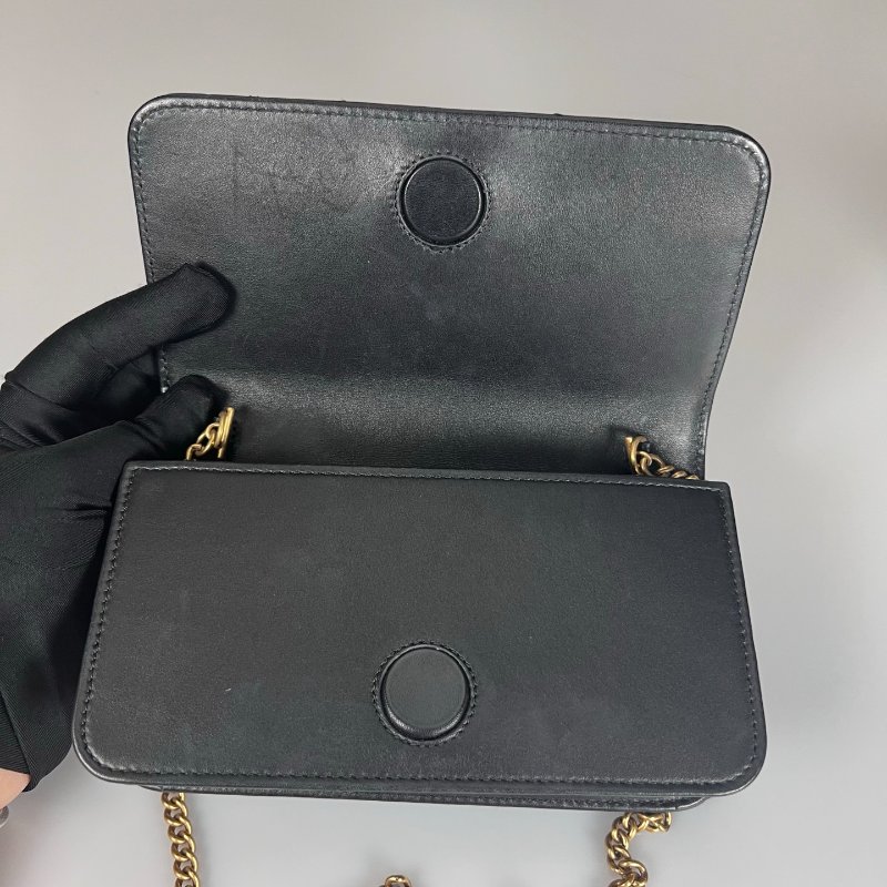 GUCCI 488426 黑MARMONT掀蓋WOC-5