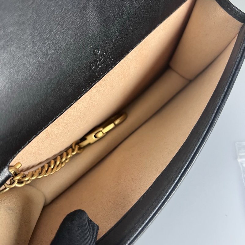 GUCCI 488426 黑MARMONT掀蓋WOC-6