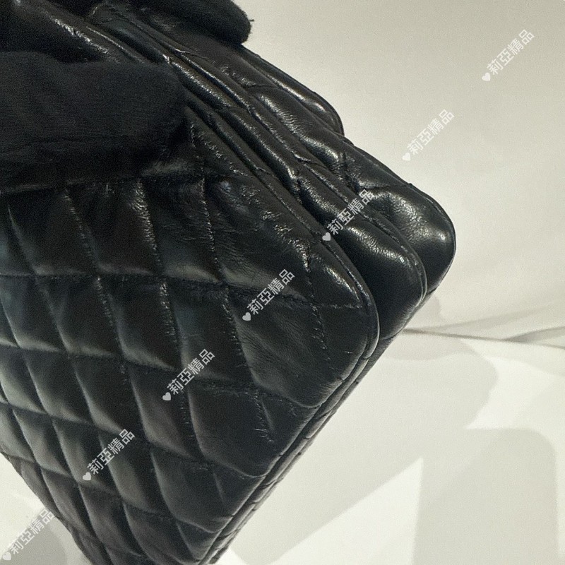 莉亞精品♡Chanel AS3393金柱風琴包 近新閒置-12