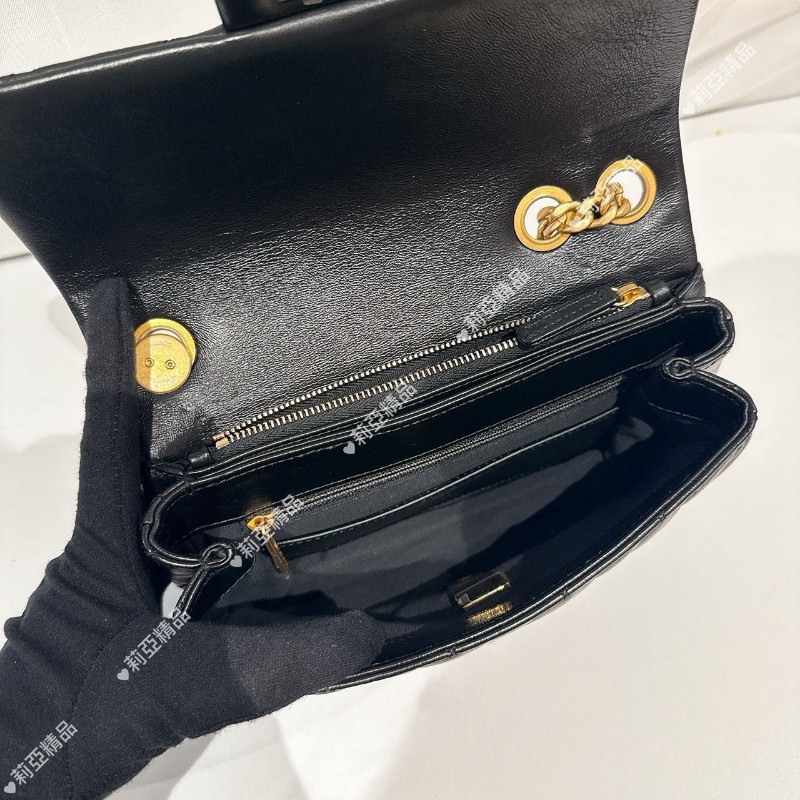莉亞精品♡Chanel AS3393金柱風琴包 近新閒置-15