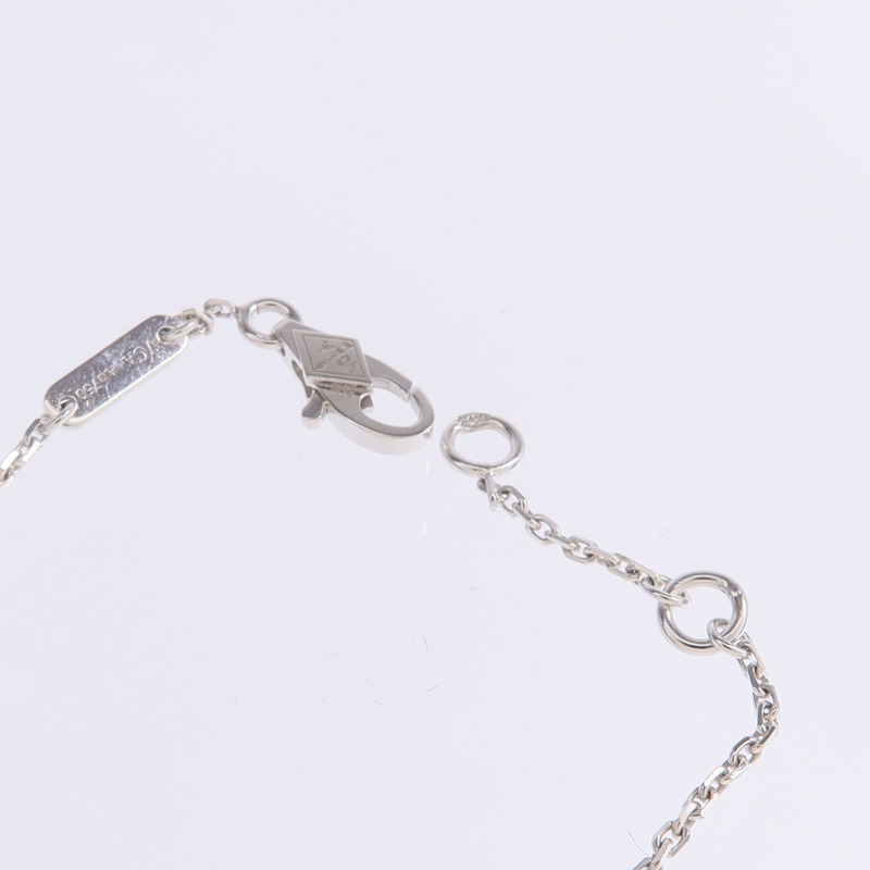 Van Cleef & Arpels 18K白金Sweet Alhambra Diamond Bracelet鑽石手鏈-5
