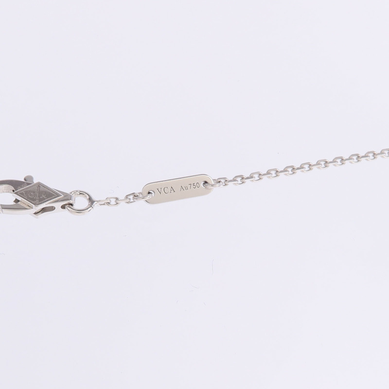 Van Cleef & Arpels 18K白金Sweet Alhambra Diamond Bracelet鑽石手鏈-6