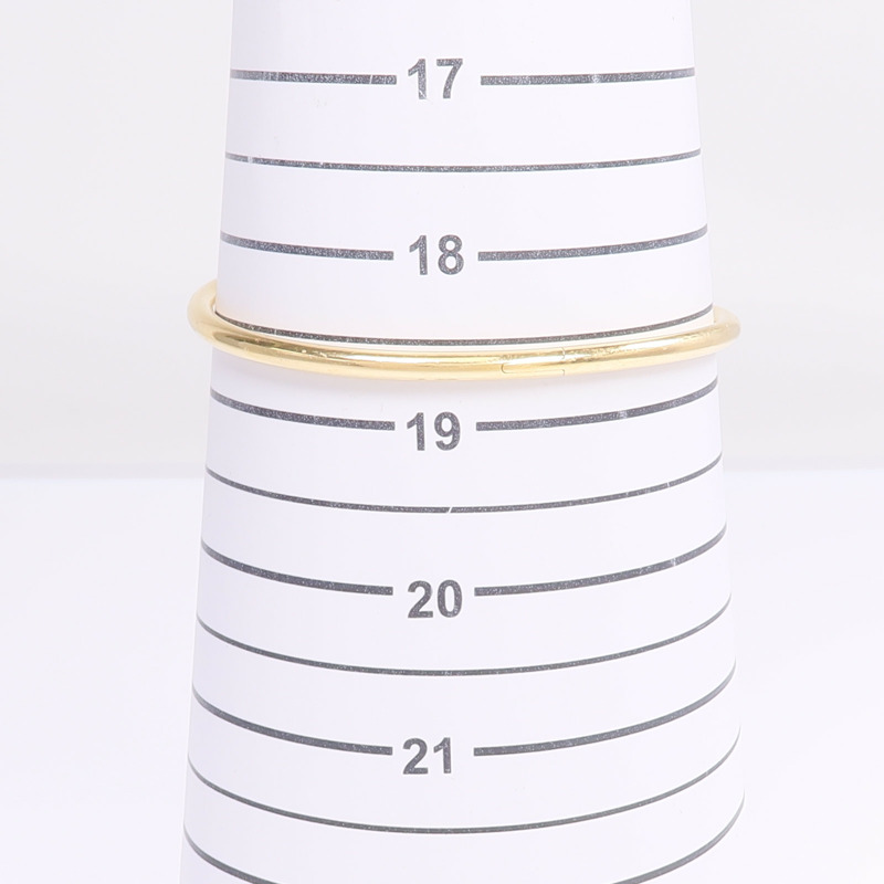 CARTIER 18K黃金Juste un Clou鑽石手鐲Cartier#19-7