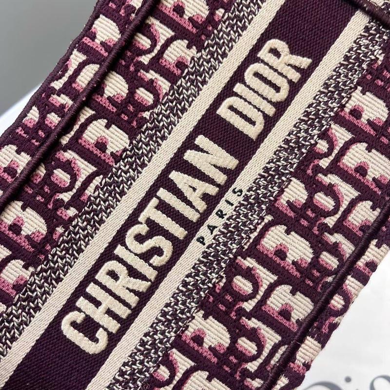 Dior粉色Book Tote mini-6