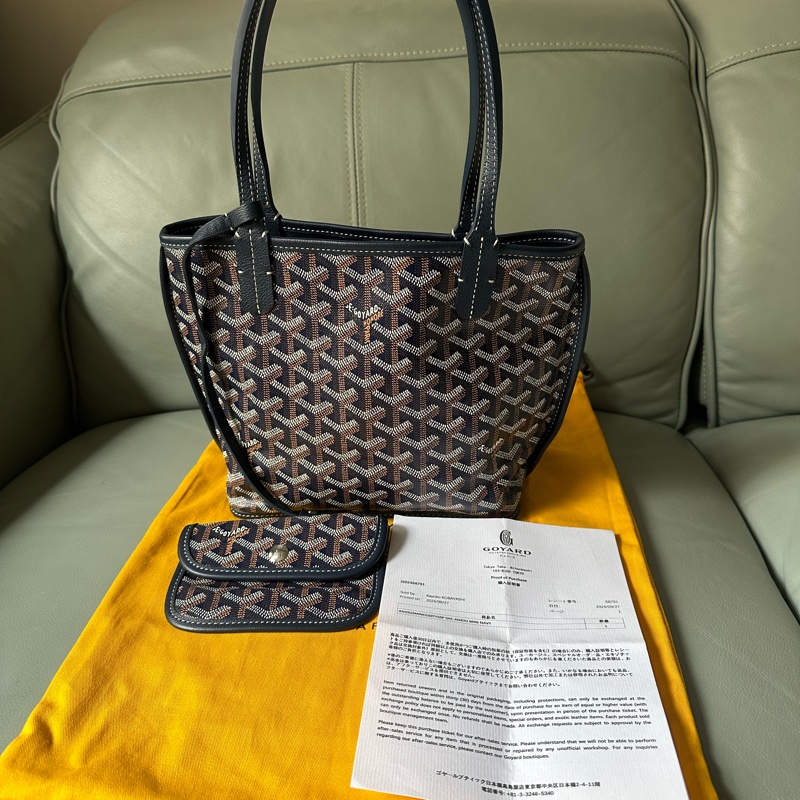 【極新有票】GOYARD 迷你Hobo 包 狀態:幾乎全新 (Almost New), 2024年專櫃正 貨-9