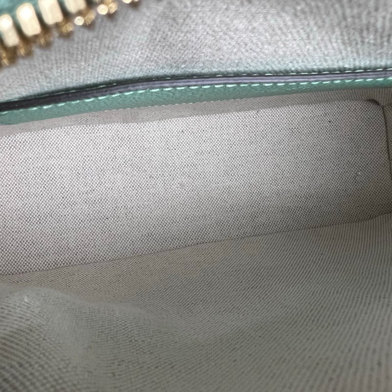 GUCCI 499621 青蘋果綠JUMBO貝殼包-5