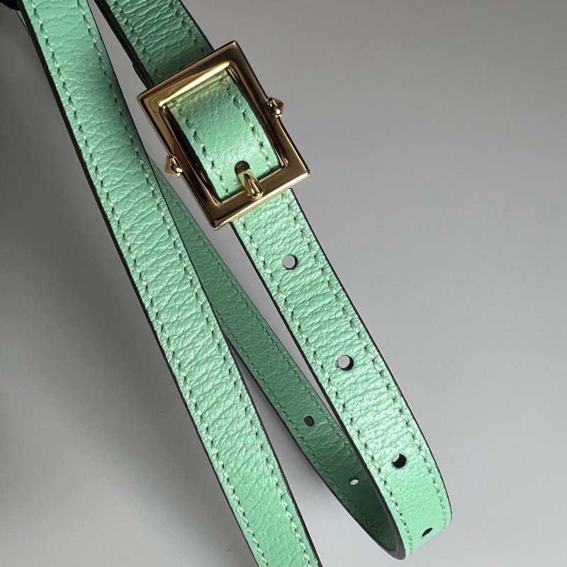 GUCCI 499621 青蘋果綠JUMBO貝殼包-8