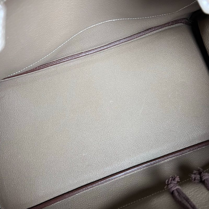 HERMES □Q刻 內縫TOGO皮 大象灰BIRKIN35包-5
