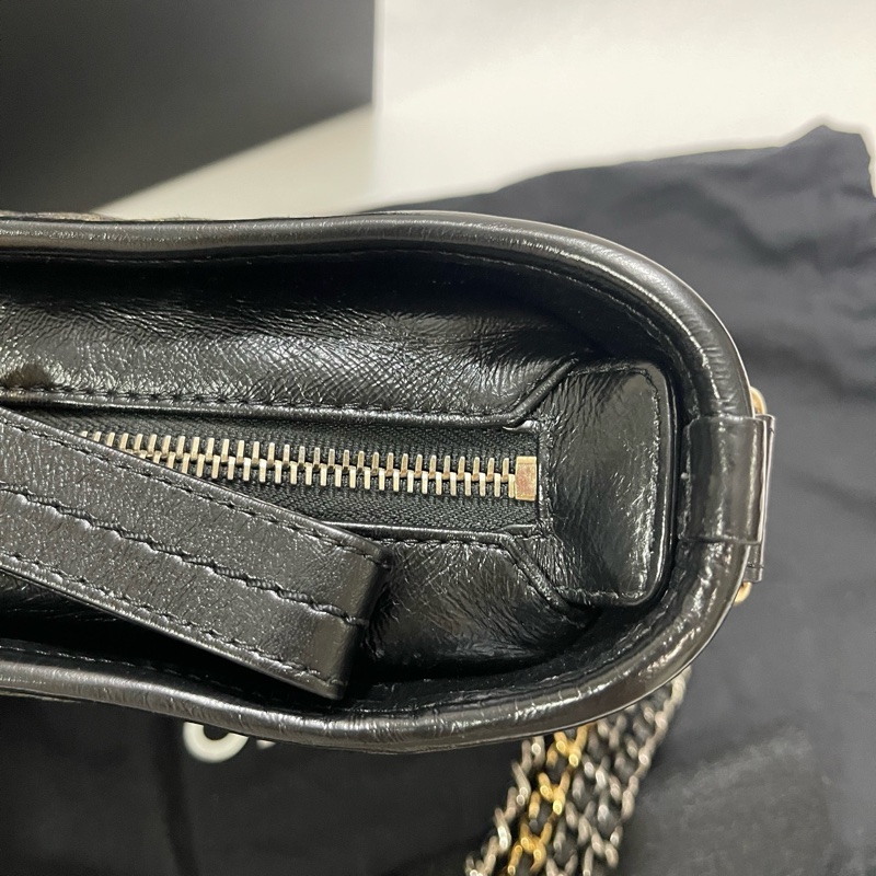 Chanel金色流浪包小號-4