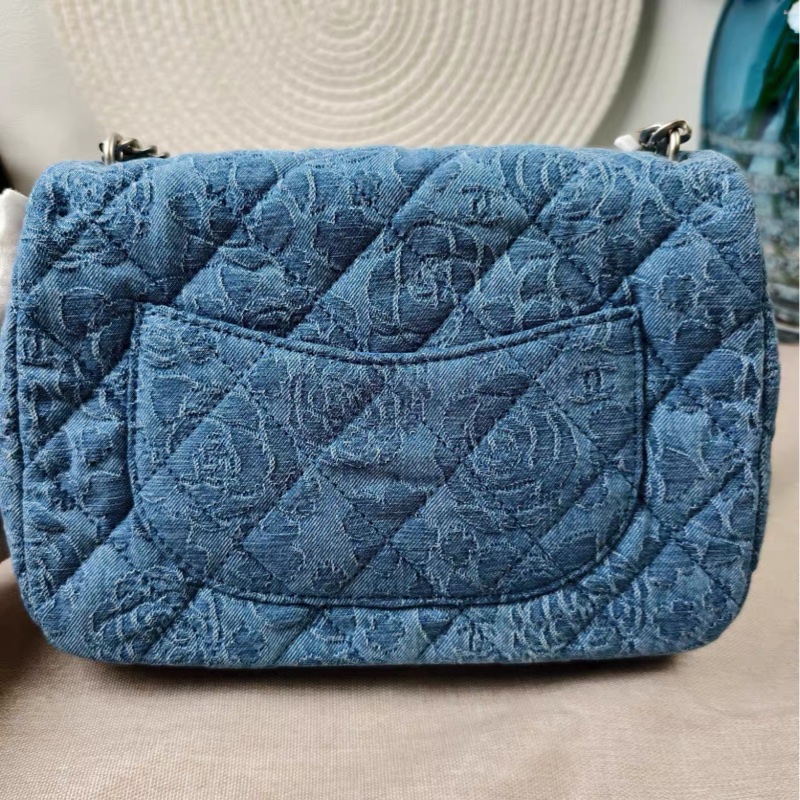 ✨Chanel 23P 愛心山茶花方胖子 99新💙-3