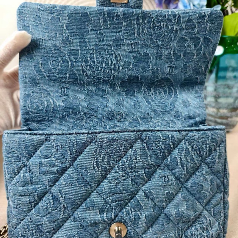 ✨Chanel 23P 愛心山茶花方胖子 99新💙-5