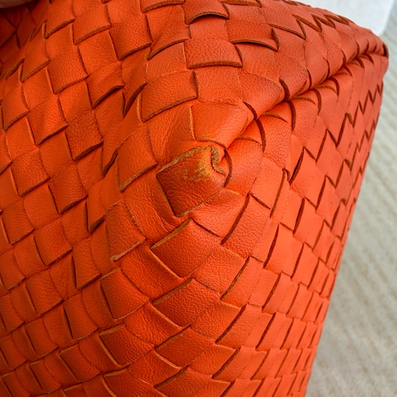 BV橘色雙橋包大號-3