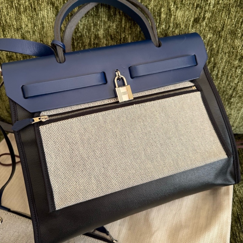 Hermès herbag藏藍色-2
