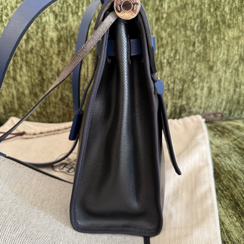 Hermès herbag藏藍色-3