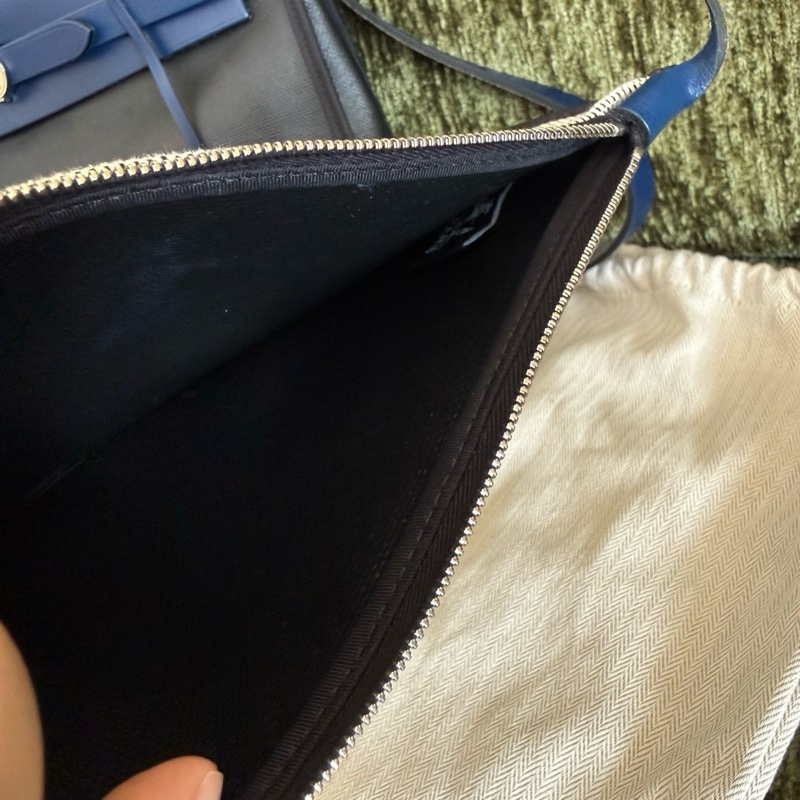 Hermès herbag藏藍色-6
