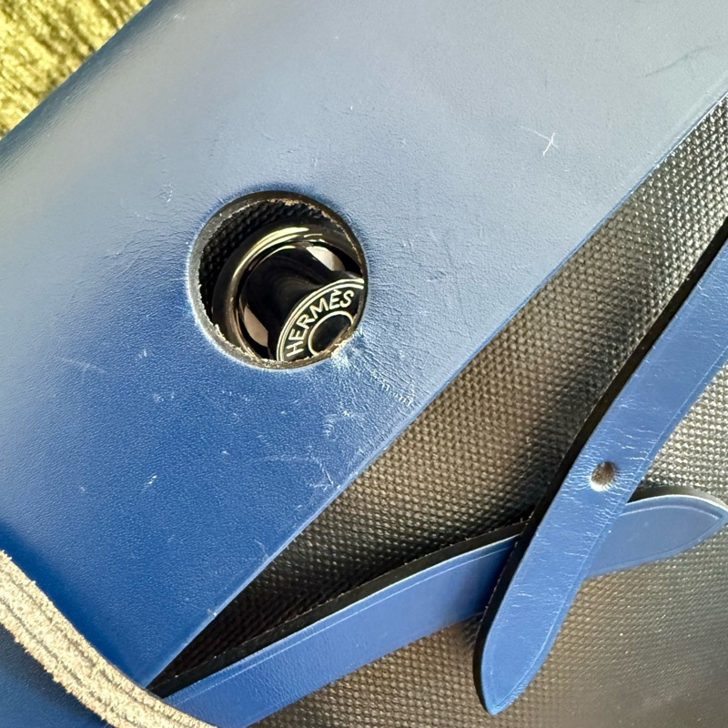 Hermès herbag藏藍色-8