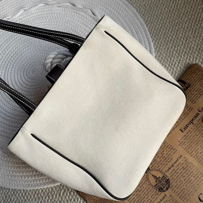 Burberry撞色帆布托特包-2