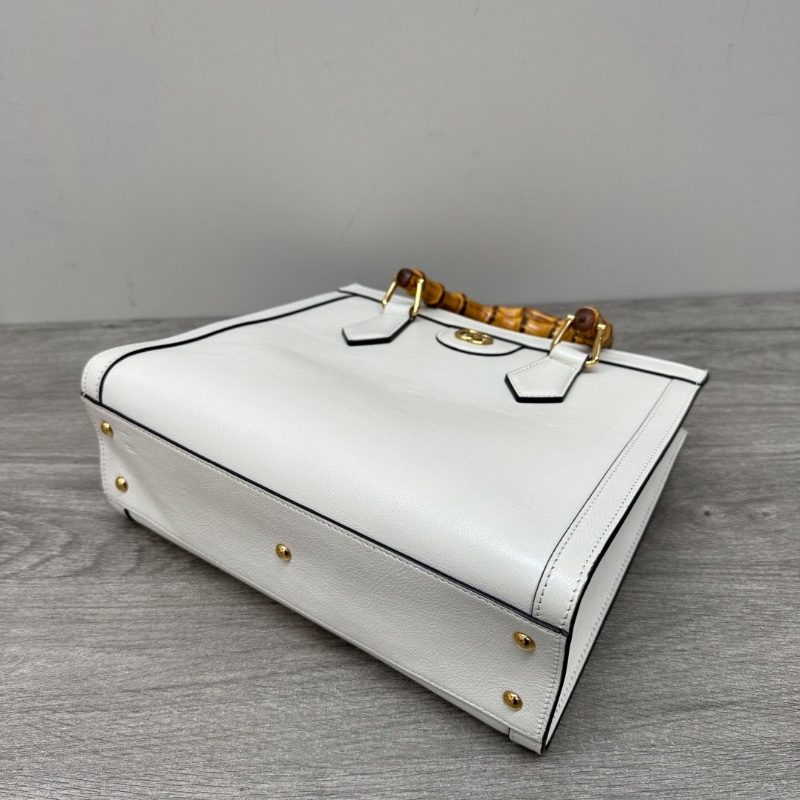 GUCCI Diana竹節手柄手提肩背斜背包27*23*10.5 98新配件塵袋-3