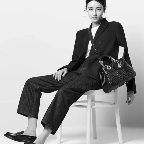 Dior 黑金95.22 bag 手柄D-Joy黛妃包30*19*13 99新配件塵袋