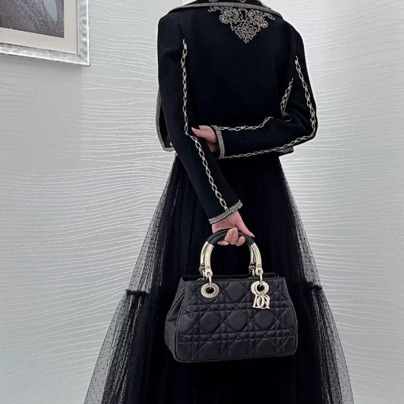 Dior 黑金95.22 bag 手柄D-Joy黛妃包30*19*13 99新配件塵袋-1